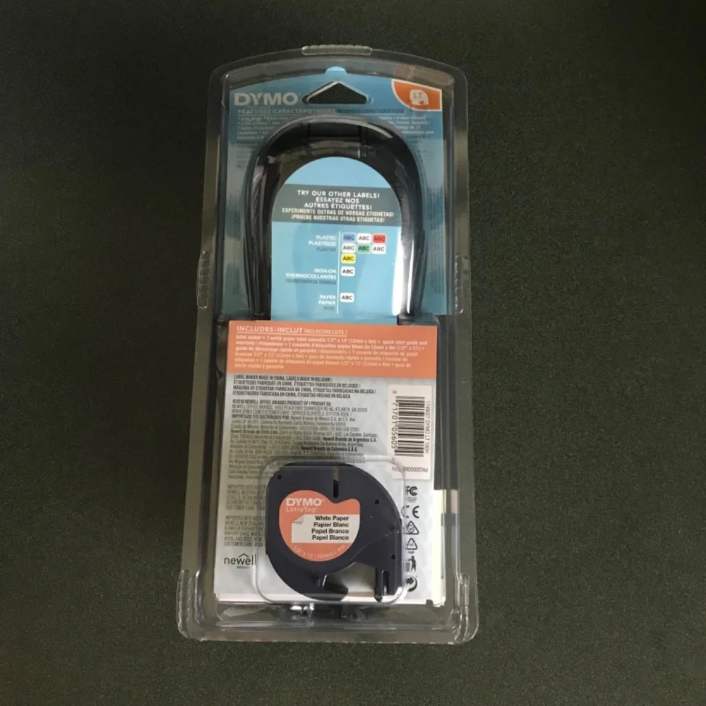 Dymo Label Maker Letra Tag 100H New